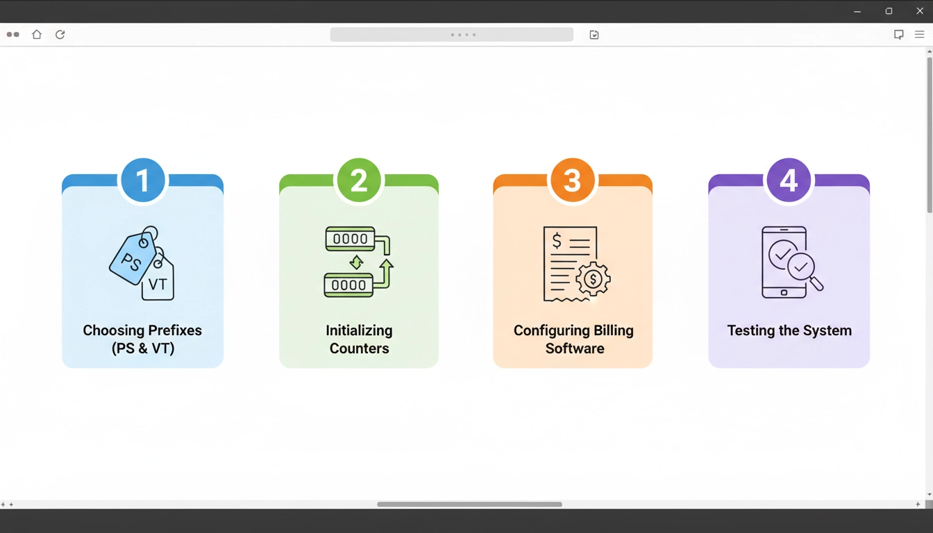 Étapes concrètes pour créer deux séries de numérotation distinctes pour prestations et ventes en auto-entrepreneur