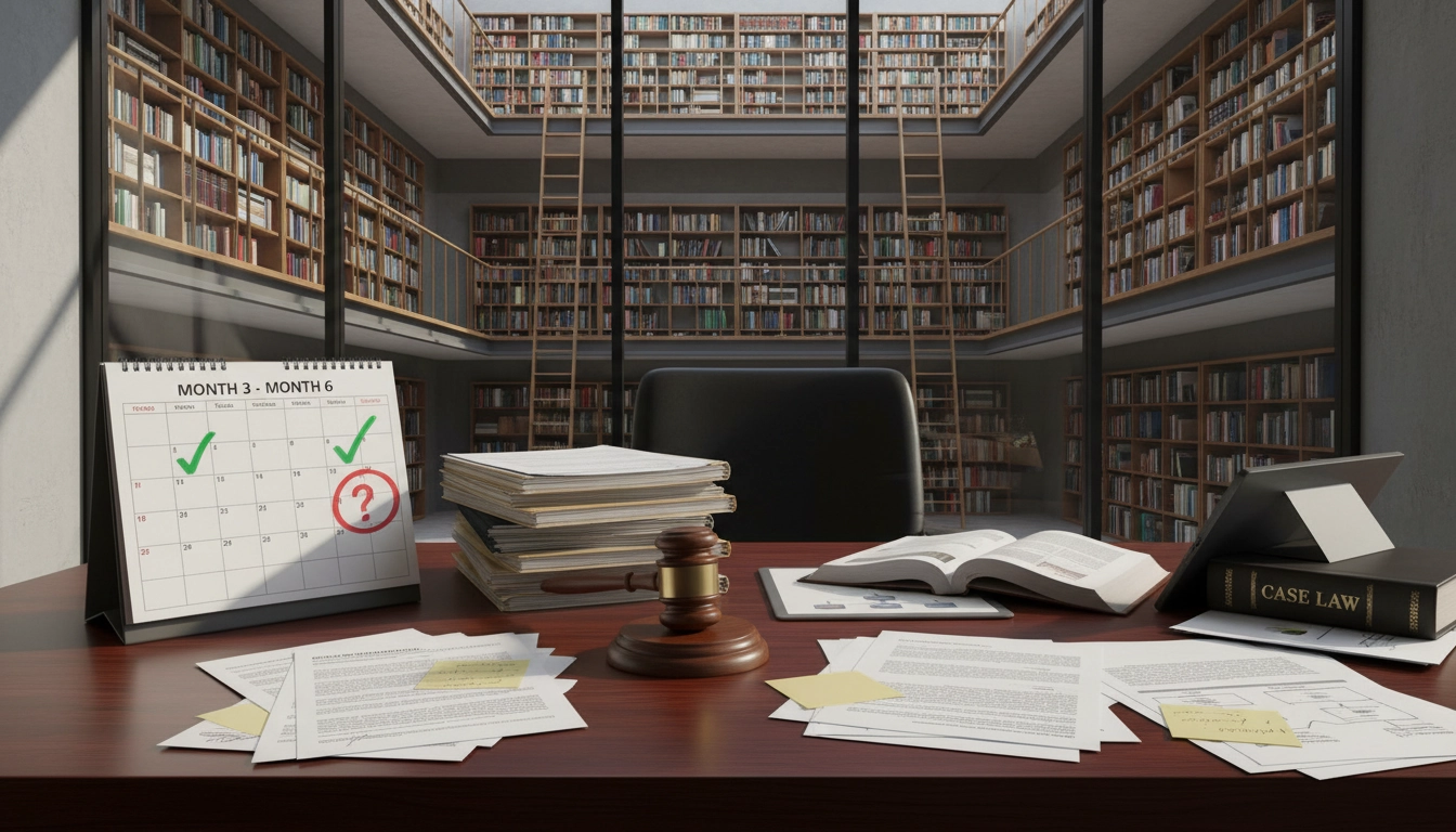 Calendrier du délai de traitement injonction de payer tribunal avec étapes et chronologie