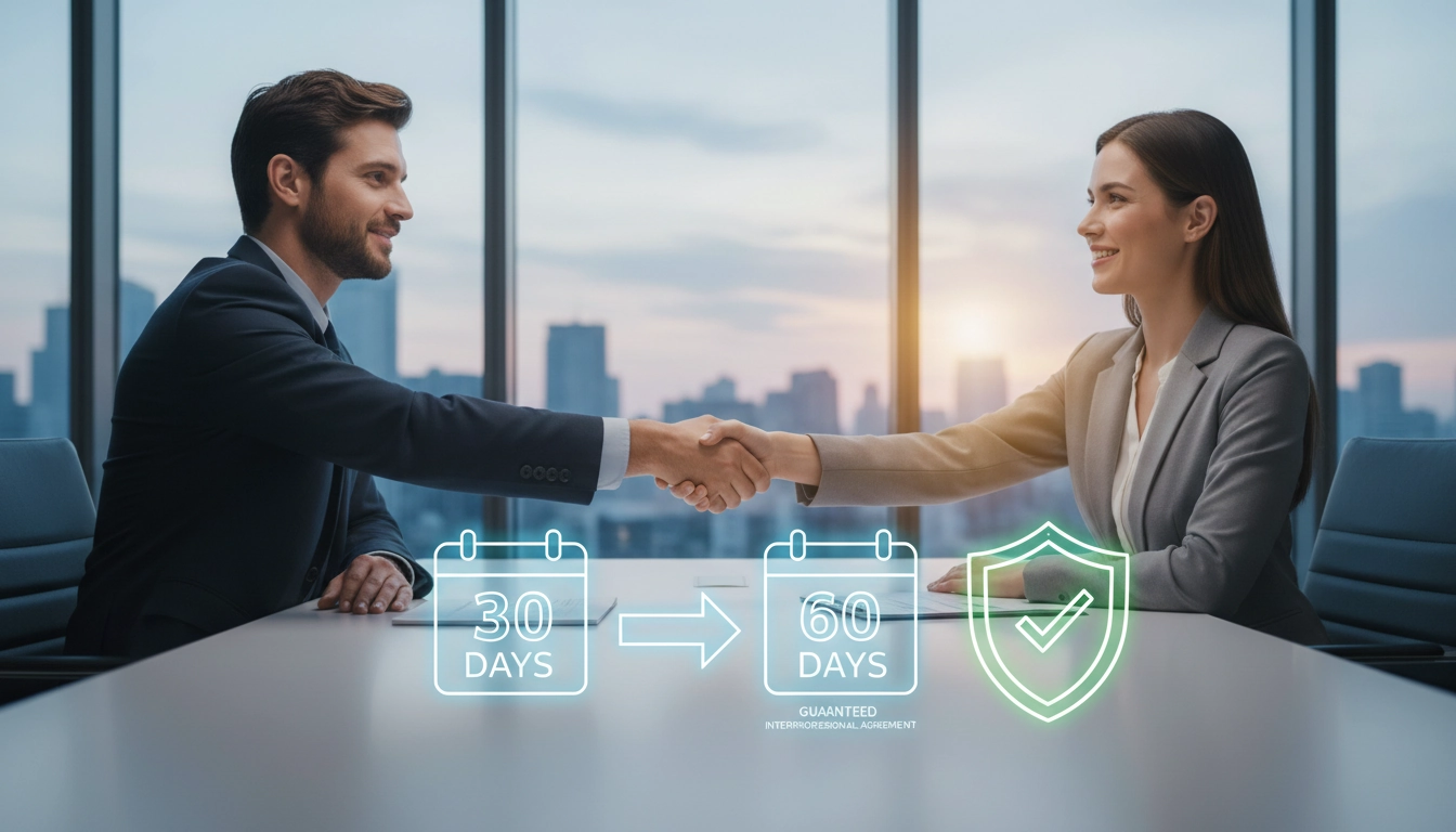 Représentation visuelle d'une dérogation délai de paiement 60 jours accord interprofessionnel entre entreprises