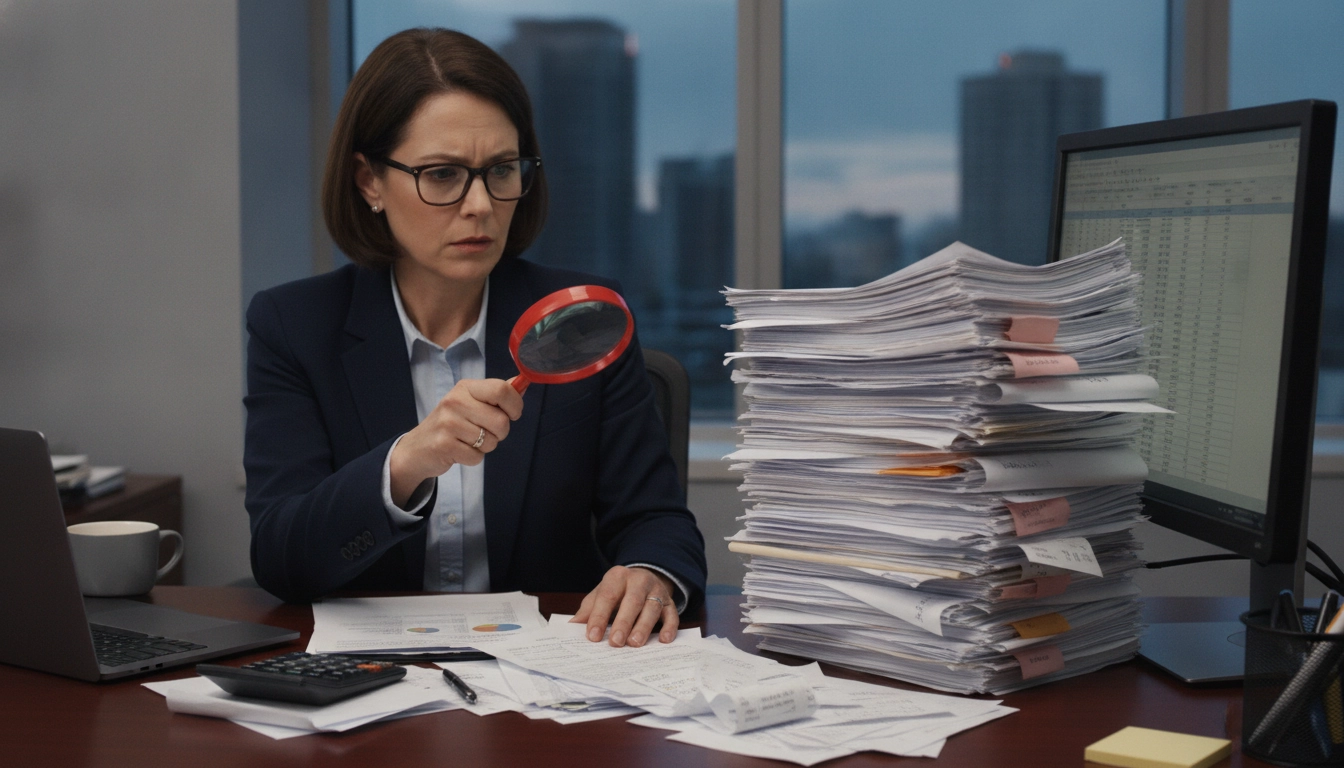 Une erreur de numérotation facture risque contrôle fiscal lors de l'examen des documents.