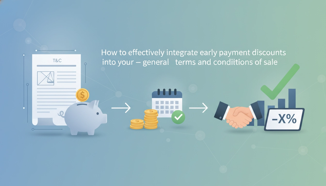 Un gestionnaire comptable analysant les conditions générales de vente pour optimiser l'escompte paiement anticipé conditions générales vente CGV