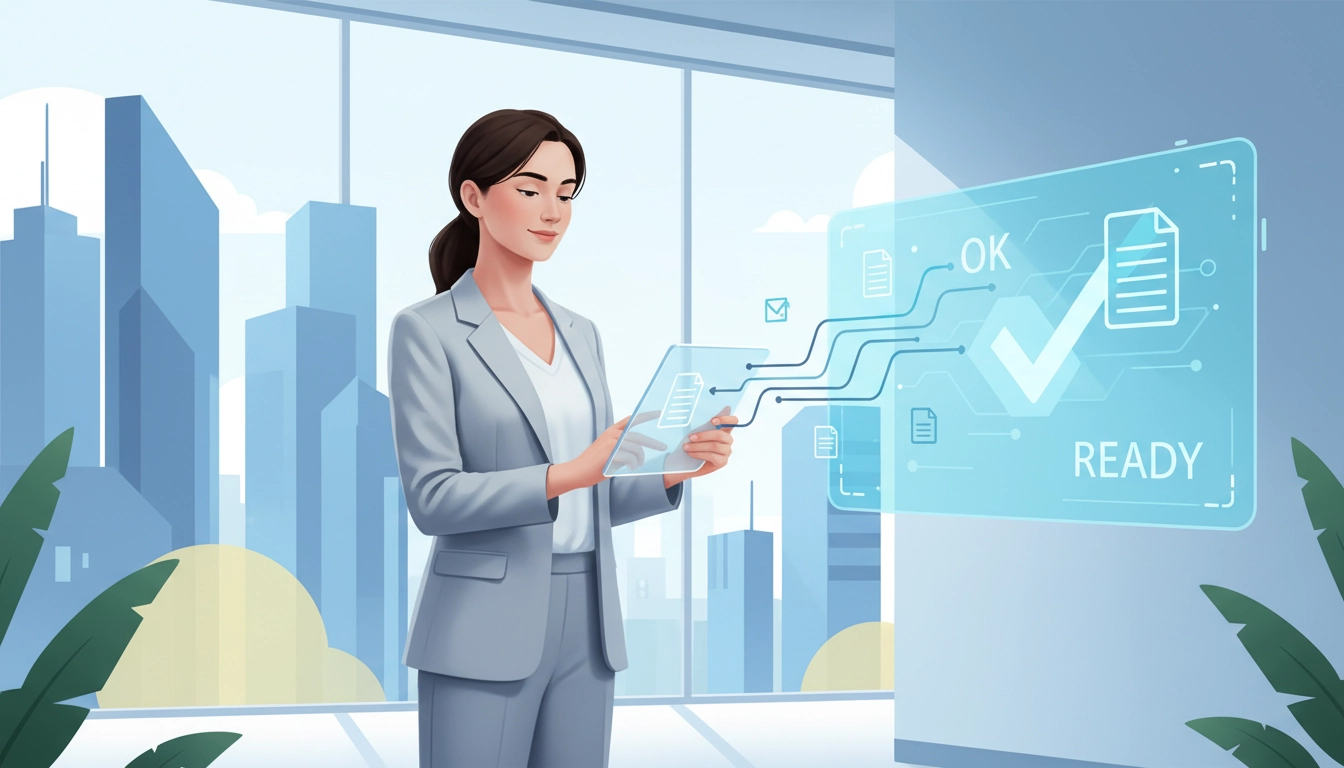 Illustration représentant la transition vers la facture électronique obligatoire en entreprise