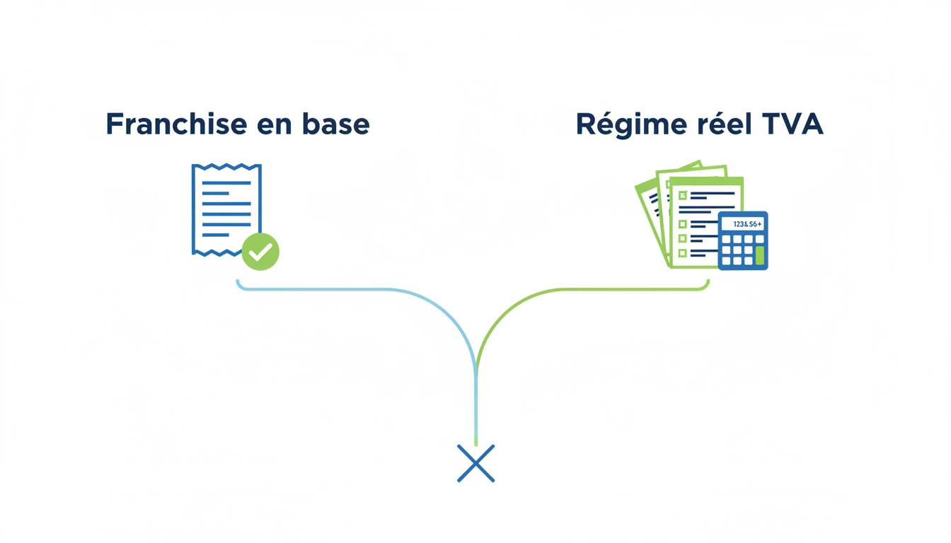 Comparaison entre la franchise en base de TVA et le régime réel de TVA pour un freelance ou auto-entrepreneur