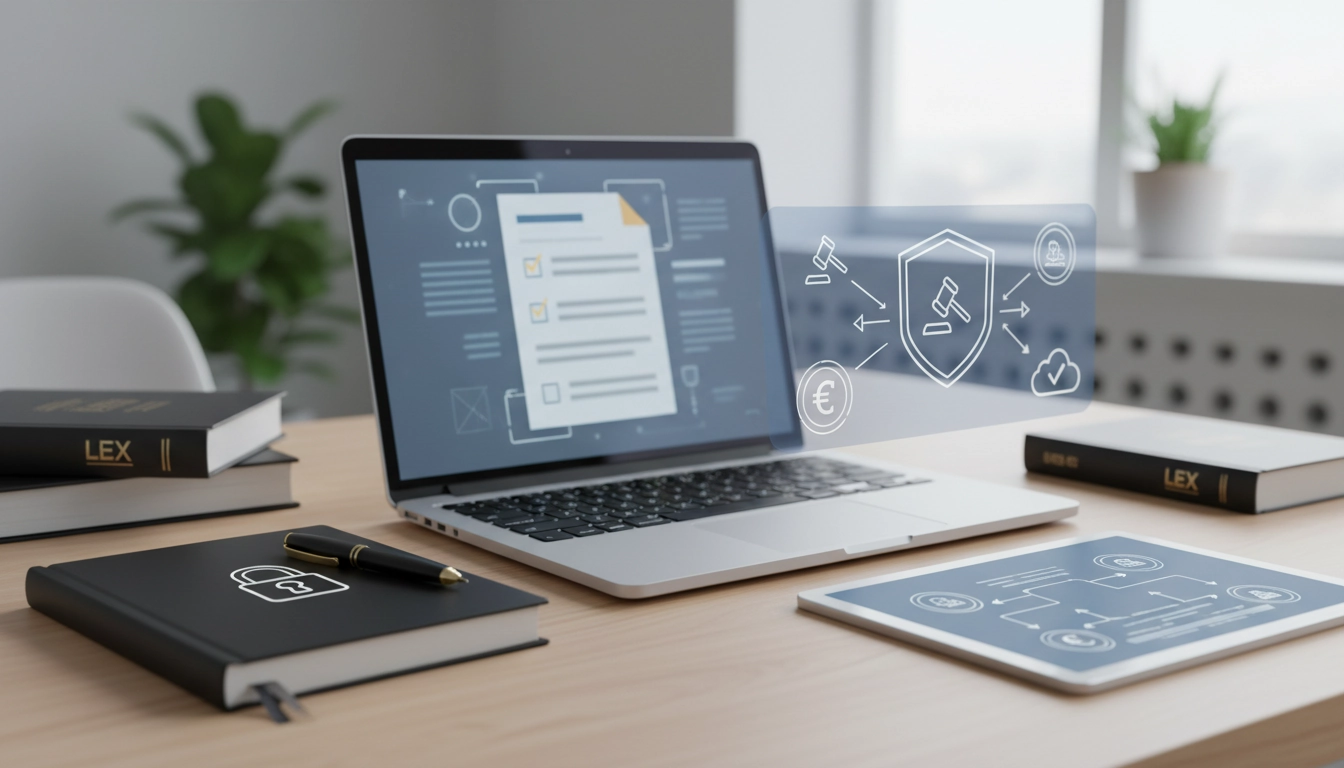 Micro-entrepreneur rédigeant ses mentions obligatoires sur une facture conforme