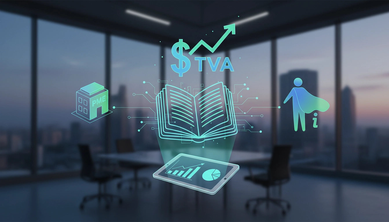 Illustration de l'obligation e-reporting TVA pour les PME et indépendants français en 2025