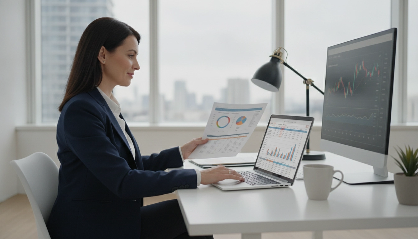 Un expert comptable analysant les documents pour prouver une dépense professionnelle sans facture grâce à votre relevé bancaire.
