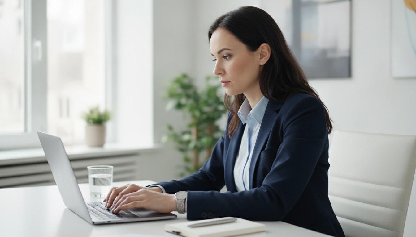 Un professionnel analysant comment renoncer à la franchise en base de TVA et opter pour le régime réel pour son entreprise.